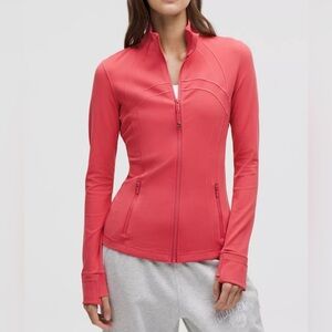 🆕Lululemon🍋 Define Jacket Nulu Colour Desert Red Size 10